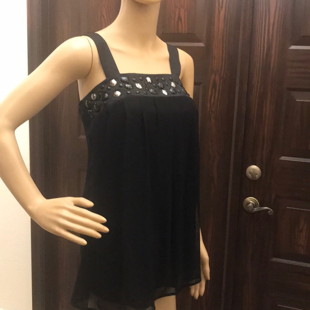 Black top size S embellished - Picture 11 of 17